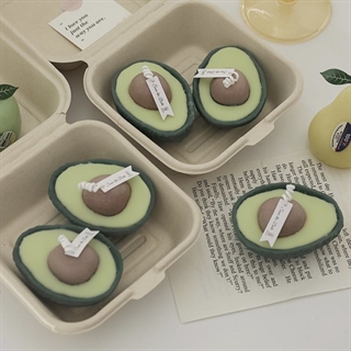Avocado fyrfadslys med duft